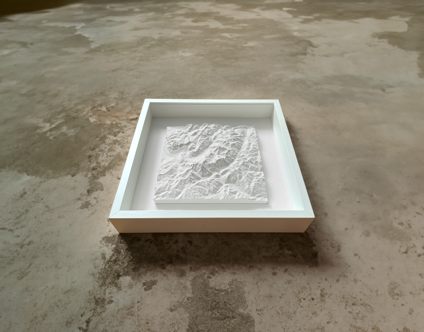 Mont Blanc, FRA - ITA | 3D Topografische Karte